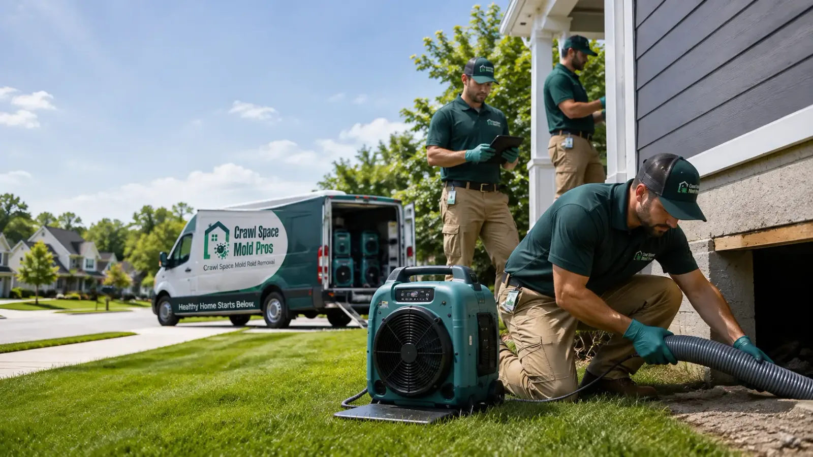 Crawl Space Mold Removal in Marble Falls, AR